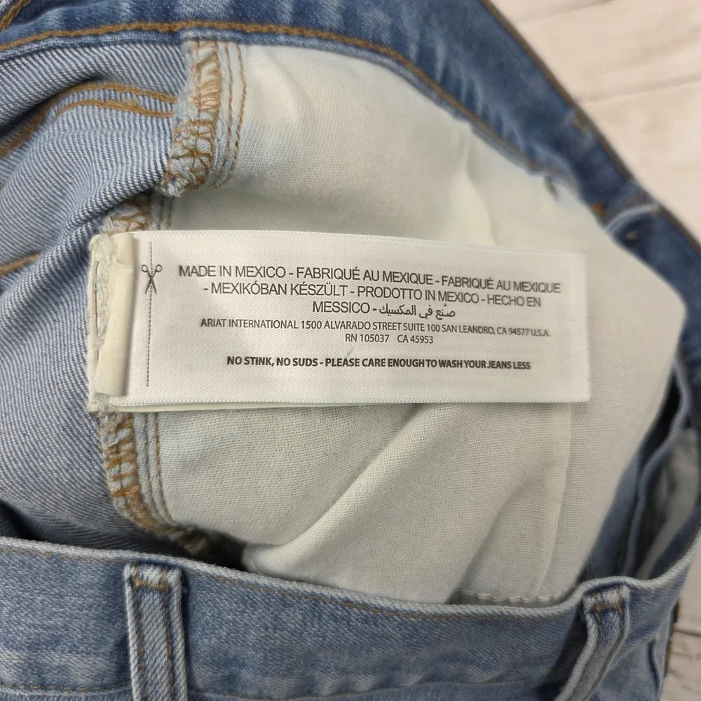 Ariat Rebar M4 Relaxed Straight Jeans Men 34x32 Shoreline Light Wash 10058799